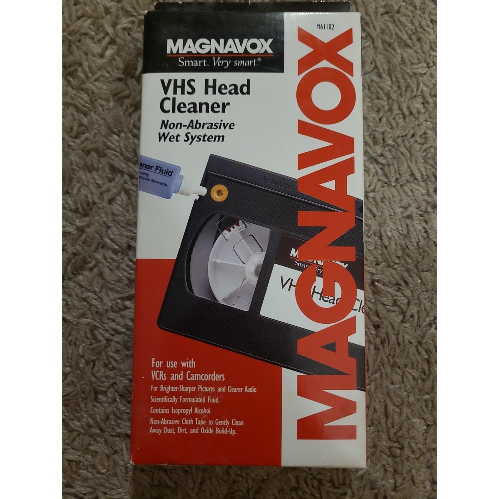 Brand New VHS Head Cleaner, Magnavox, VCRs And Camcorders, USA.